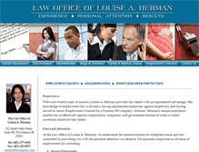 Tablet Screenshot of lhermanlaw.com